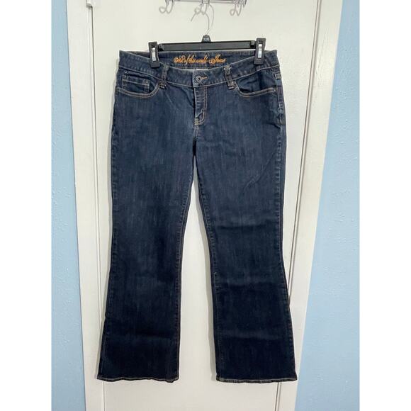 Not of This World Jesus Jeans Size 30 Low Rise Bootcut Baggy 90s Western - Picture 1 of 7